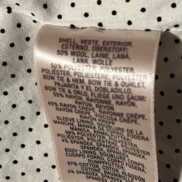 Elevenses by Anthropologie wool Blend Blazer Sz 10 - Picture 10 of 10